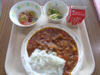 カレーライス・にじいろフルーツポンチ