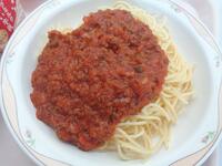 リクエスト献立・スパゲティミートソース