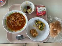 【試食会】バターロールパン・コーンフレークチキン等